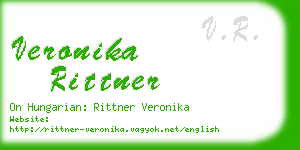 veronika rittner business card